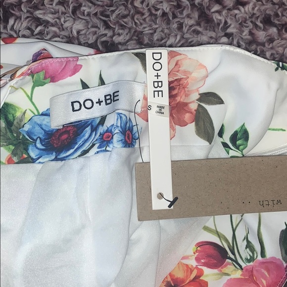 NWT do&be floral belted skort - Picture 3 of 5